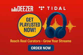 pitch your music to top curated deezer and tidal playlists for real exposure