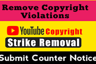 dmca copyright takedown and remove infringing youtube content