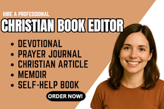 copy edit format christian book daily devotional prayer journal design memoir