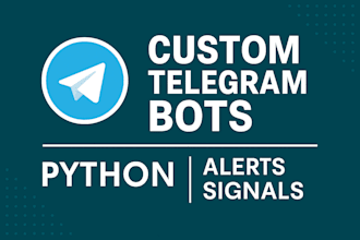create a custom telegram bot for alerts or automation