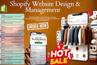 build shopify store design shopify dropshipping store shopify website redesign