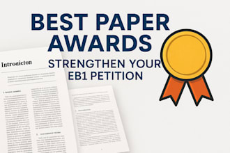 provide best paper award for eb1a, eb1b, eb1c, eb1 niw requirement