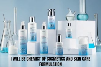 be chemist of cosmetics and skin care formulation