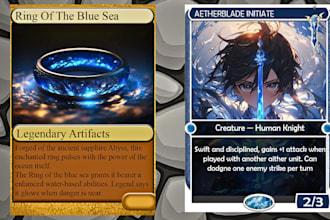 draw card game design card game art, tarot card game, box design board game art