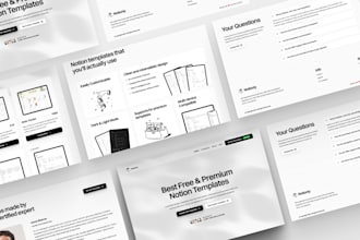 design a landing page on framer