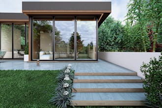 do 3d architectural design for chalet, bamboo, tiny house