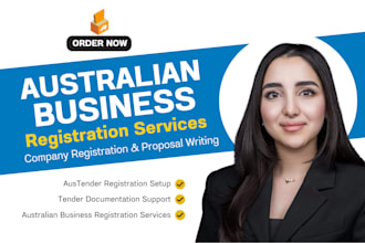 do austender bidding and australian business registration services abn, acn, tfn