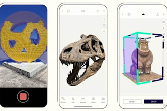 develop augmented reality app, web ar, 3d scanning app, lidar sensor scanner app