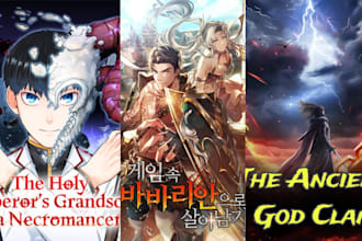 do light novel webtoon cover art manhwa anime manga illustration webnovel comics