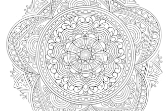 create beautiful hand drawn mandala illustrations for you