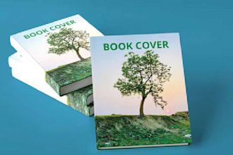 design a book cover and interior layouts
