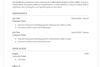 modern resume design for job seekers