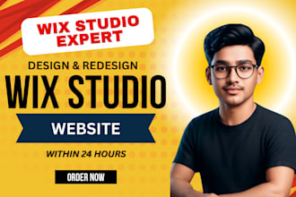 design or redesign a responsive wix studio website using wix studio