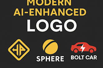 design a clean, custom logo with ai powered fx and pro polish