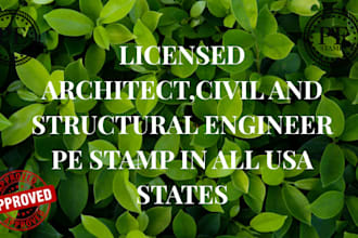 licensed architect, structural engineering, pe stamp in hawaii, texas, louisiana