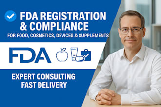 handle fda registration, compliance, and consulting for your product