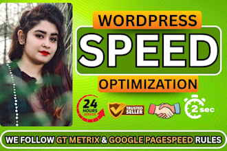 do wordpress speed optimization and boost gtmetrix 90 up
