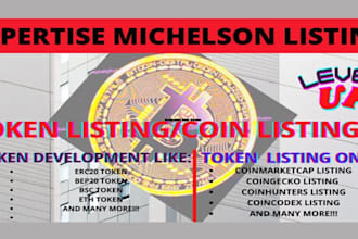 fast track list your token on coingecko, coinmarketcap, cex, dex tools in 24hrs