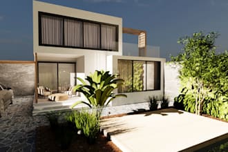 create building exterior design,3d max model walkthrough and render