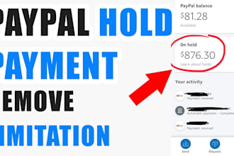 create and restore paypal limitation, wise account, reinstate suspend paypal