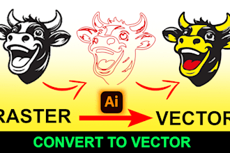 do vector tracing  your logo or image in adobe illustrator
