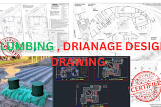 design precise retaining walls and grading, drive way, drainage plans for permit