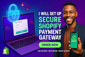 fix or setup shopify and wordpress payment methods
