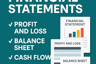 prepare accurate financial statement profit and loss balance sheet and cash flow