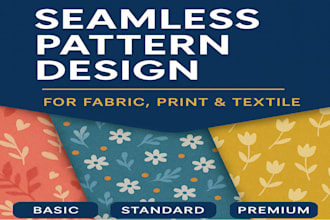 make unique seamless surface patterns for your product