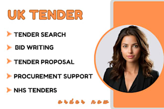 search uk tender, write tender bid, tender application, nhs tender, itt document