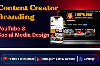 design a professional youtube channel branding kit