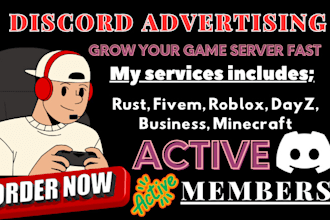 discord server promotion, gaming server promotion, minecraft advertising