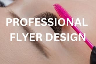 hair  extension flyer, lash extension, fashion, beauty, salon flyer design