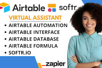airtable database,airtable, client portal, airtable interfaces, softr io