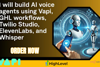 build vapi ai voice calling agent ghl conversational ai twilio studio elevenlabs