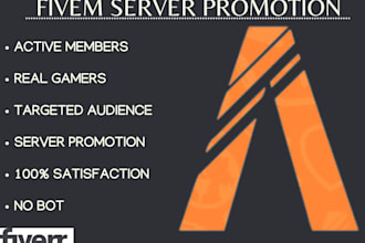 do organic fivem server promotion discord server boost fivem players