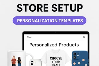 set up your shopify personalized product store with automation