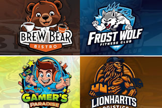 design a professional character, mascot, animal cartoon logo or any graphic