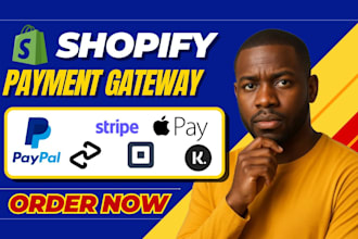 integrate paypal, apple pay, stripe, square, afterpay, klrana into your website