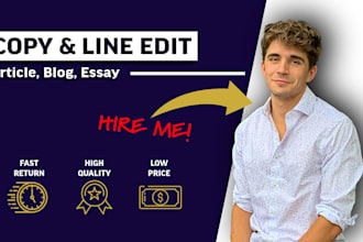 copy edit and improve your article, blog, or essay in 24 hours