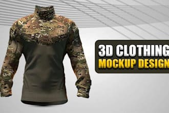 make 3d animation video for your clothing brand