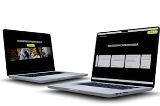 create a clean website UI design for your business or startup
