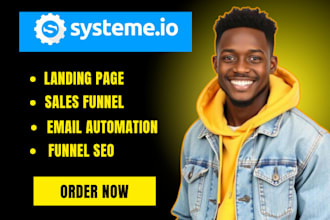 build systeme io  landing page  sales funnel systeme io sales funnel systeme io