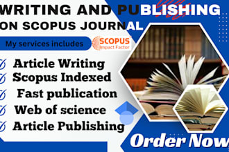 write and publish article in scopus, google scholar, a journal, ssci, sci, ieee
