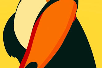 create colorful and unique digital art in my signature style