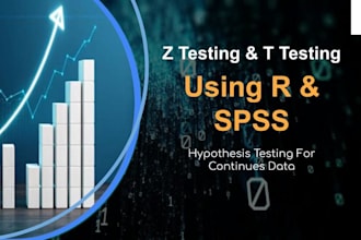 perform t test, z test, hypothesis testing, r spss