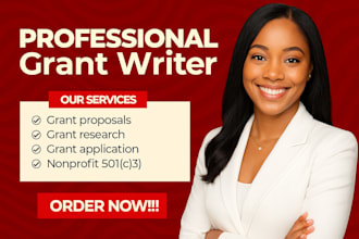 do grant writing,grant proposal,business plan, 501c3 nonprofit grant application