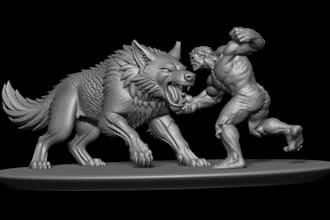 create zbrush sculpt for 3d printing miniatures or figures
