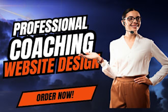 design a life coaching website, consultation website and coaching landing page