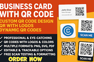design business card with qr code custom qr code design with logo dynamic qrcode